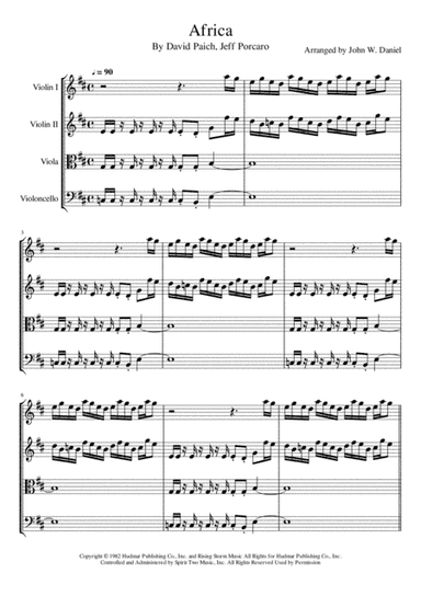 Africa (arr. John W. Daniel)