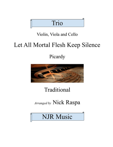 Let All Mortal Flesh Keep Silence (String Trio) Full Set (arr. Nick Raspa)