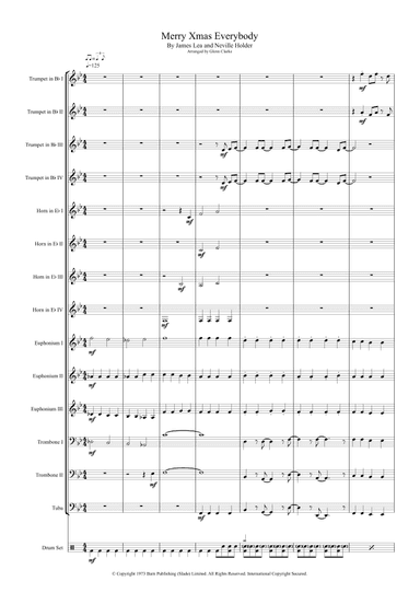Merry Xmas Everybody (arr. Glenn Clarke)
