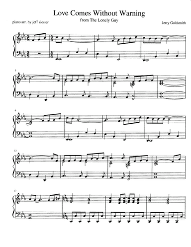 The Lonely Guy (arr. jeff siesser)