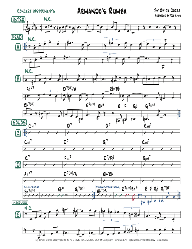 Armando's Rhumba (arr. Rob Ames)