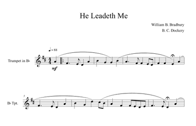 He Leadeth Me (Trumpet Solo) (arr. B. C. Dockery)