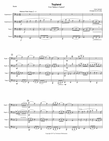 Toyland (arr. Art Leiby)