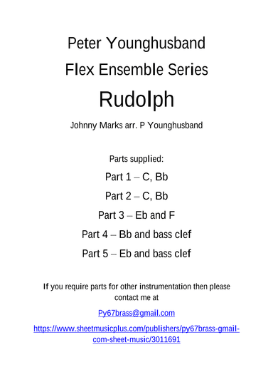 Rudolph The Red-nosed Reindeer (arr. Peter Younghusband)