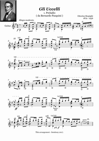 Gli Uccelli (The Birds) - Prelude (arr. Semitony)