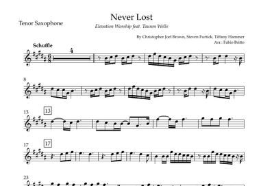 Never Lost (arr. Fabio Britto)