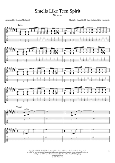 Smells Like Teen Spirit (arr. Seamus McDaniel)