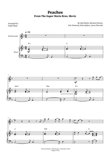 Peaches (arr. Valdir Maia)