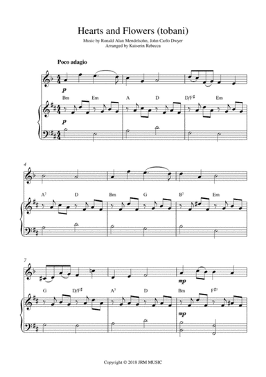 Hearts And Flowers (tobani) (arr. Kaiserin Rebecca)