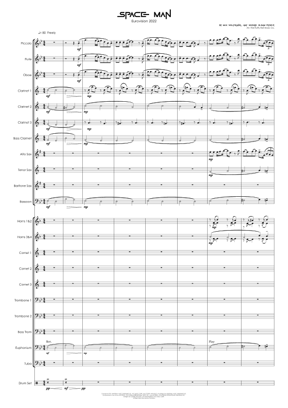 Space Man (arr. The Fluffy Hat Music Co)