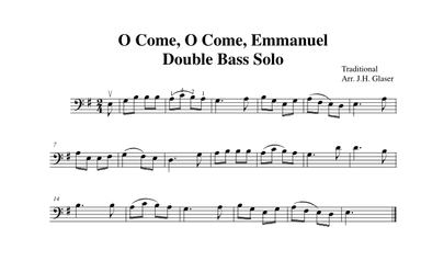 O Come, O Come, Emmanuel (arr. Jeremy Glaser)