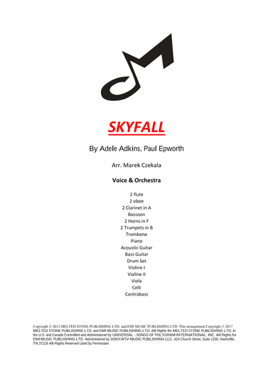 Skyfall (arr. Marek Czekala)