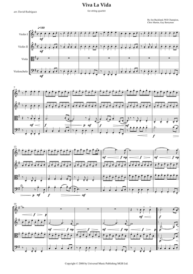 Viva La Vida (arr. David Rodríguez)