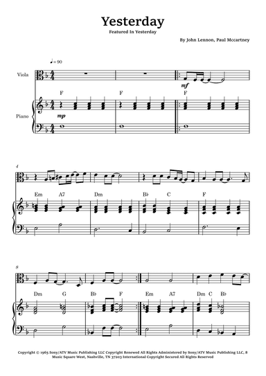 Yesterday (arr. Glauco Fernandes)