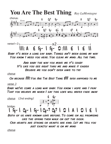 You Are The Best Thing (arr. Richard Stratton)
