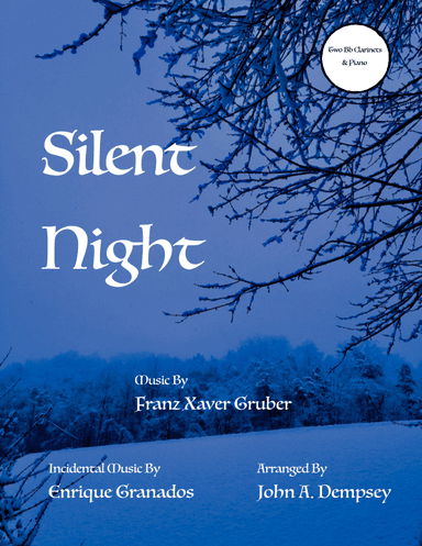 Silent Night (Trio for Two Clarinets and Piano) (arr. John A. Dempsey)