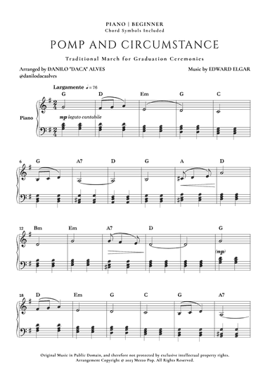 Pomp and Circumstance (arr. Danilo "Daca" Alves)