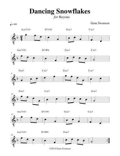 Dancing Snowflakes - Play Along!