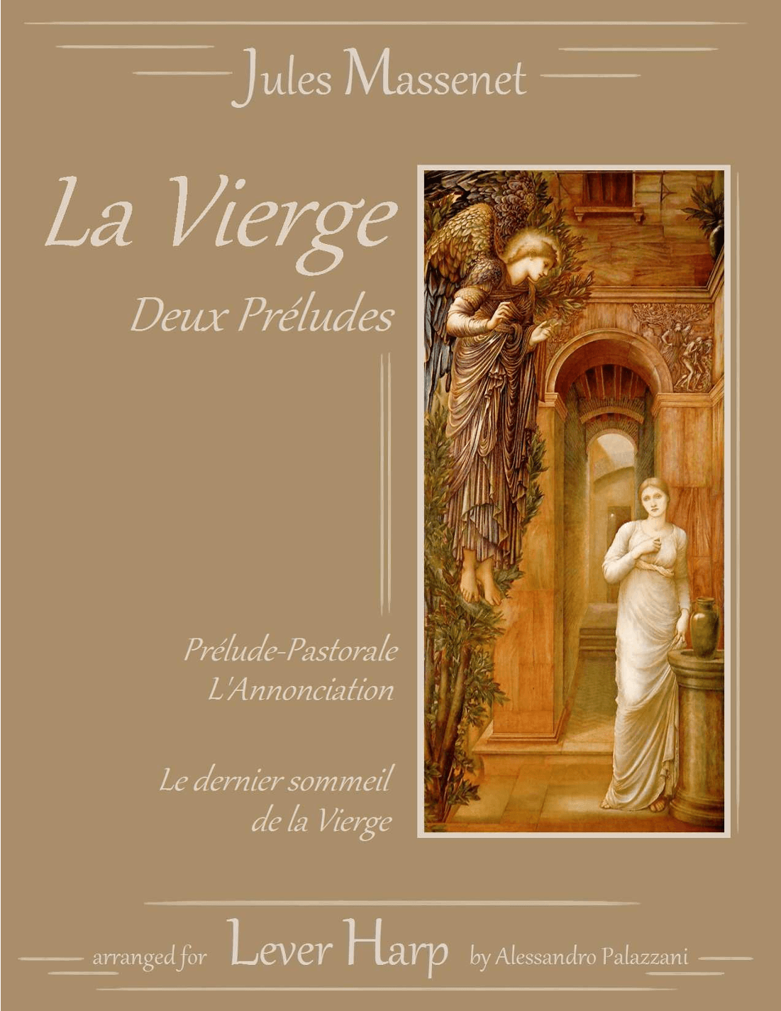 La Vierge: 2 preludes from the oratorio - Solo Lever Harp (arr. Alessandro Palazzani)