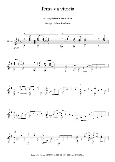 Tema Da Vitoria (arr. Ivan Paschoito)