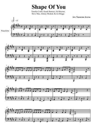 Shape Of You (arr. Nazareno Aversa)
