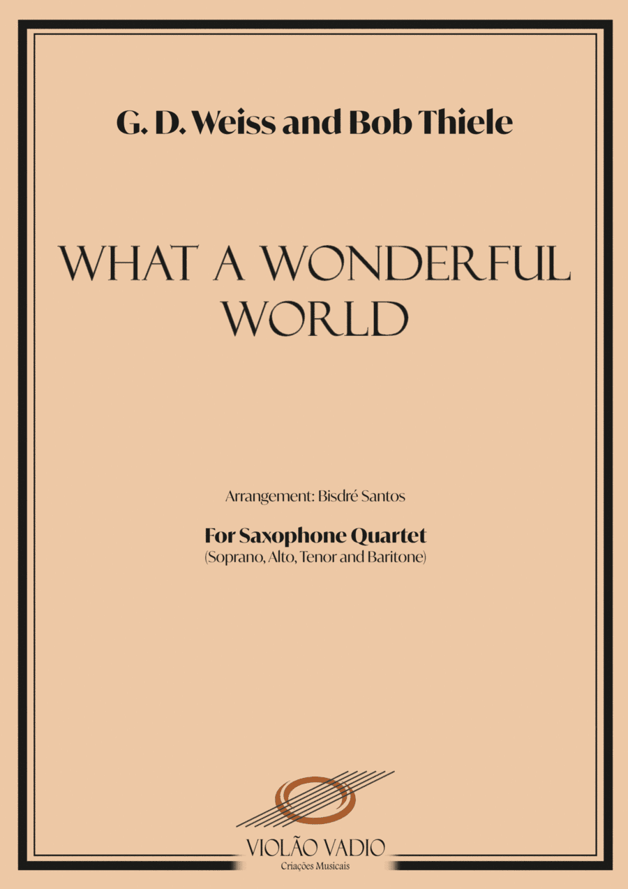 What A Wonderful World (arr. Bisdre Santos)