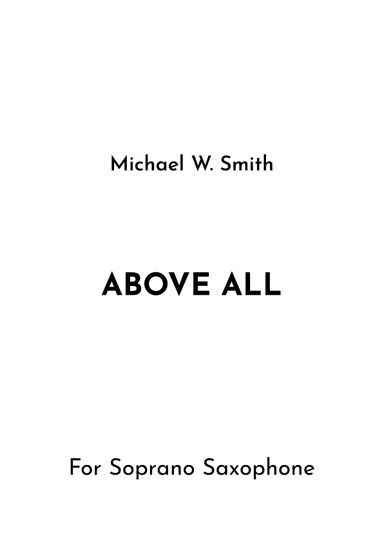 Above All (arr. Jireh J.)