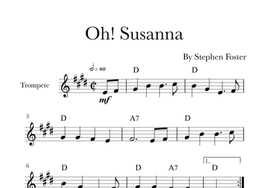 Oh! Susanna (arr. Glauco Fernandes)