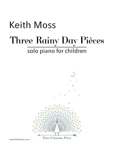 Three Rainy Day Pièces - piano solo for children