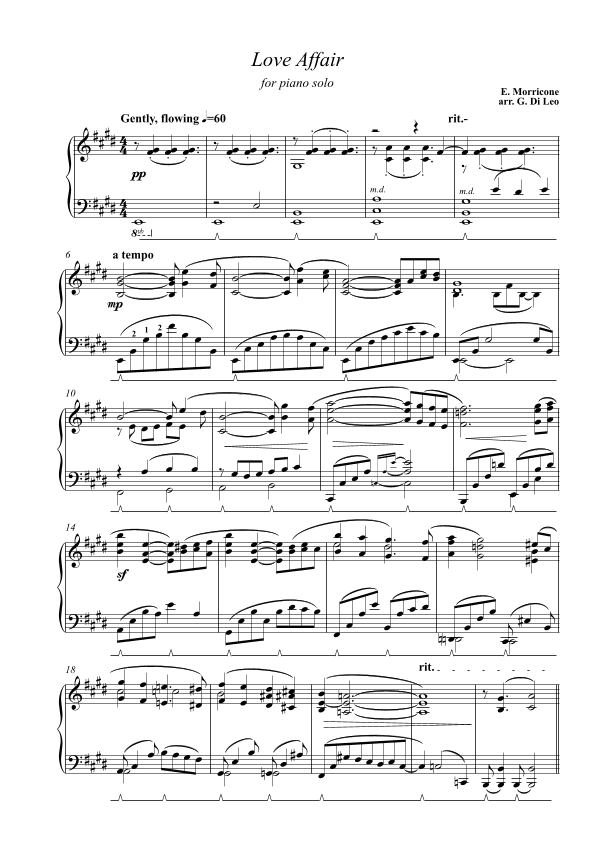 Love Affair (title Theme) (arr. Giuseppe Di Leo)