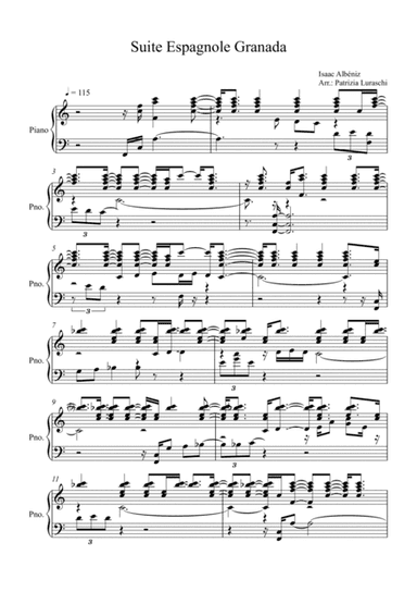 Suite Espagnole Granada (arr. Patrizia Luraschi)