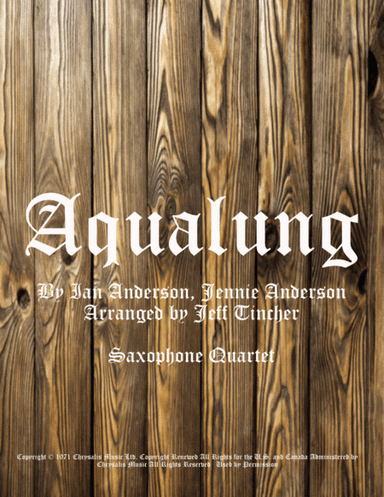 Aqualung (arr. Jeff Tincher)