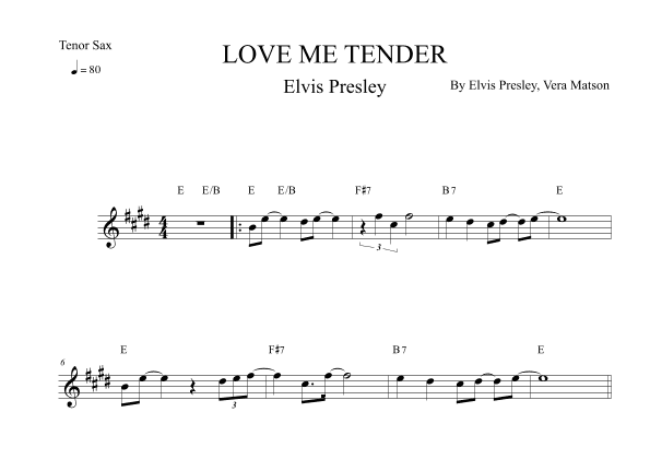 Love Me Tender (arr. Leo Silva)