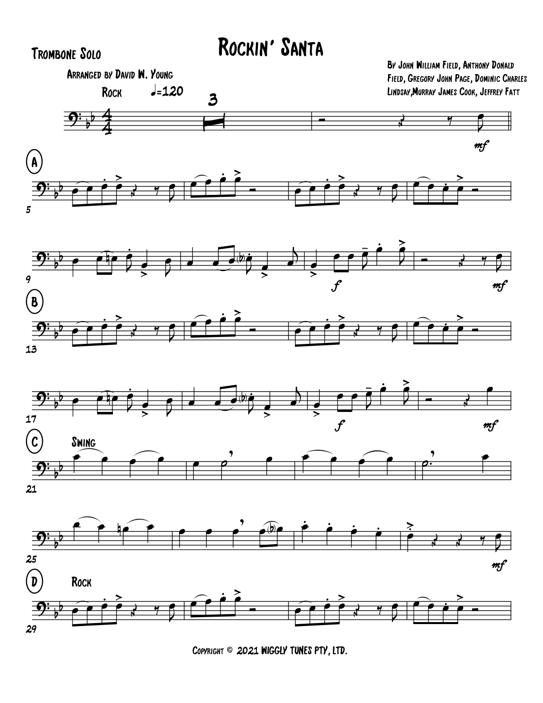Rockin' Santa (arr. David W. Young)