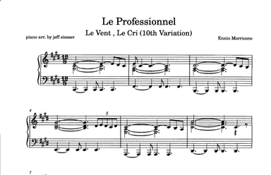 Le Vent, Le Cri (arr. jeff siesser)