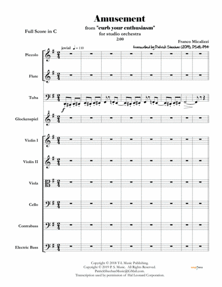 Bang Bang (my Baby Shot Me Down) (arr. Patrick Sheehan)