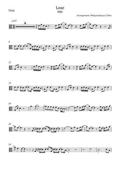 Lose (arr. Melquisedeque C.Silva)