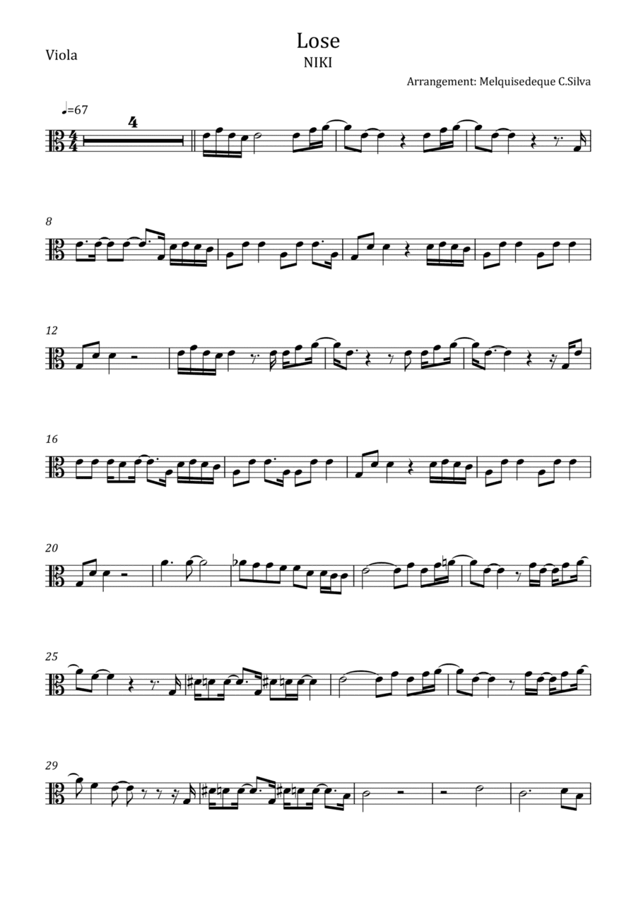 Lose (arr. Melquisedeque C.Silva)