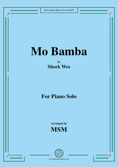 Mo Bamba (arr. Open Cloud)