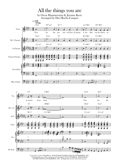 All The Things You Are (arr. Davi Rocha Campos)