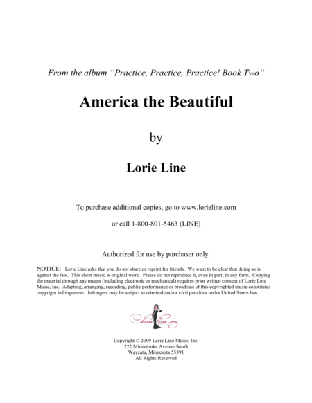 America The Beautiful - EASY! (arr. Lorie Line)