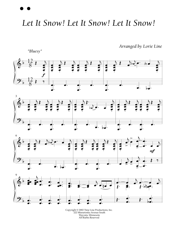 Let It Snow! Let It Snow! Let It Snow! (arr. Lorie Line)