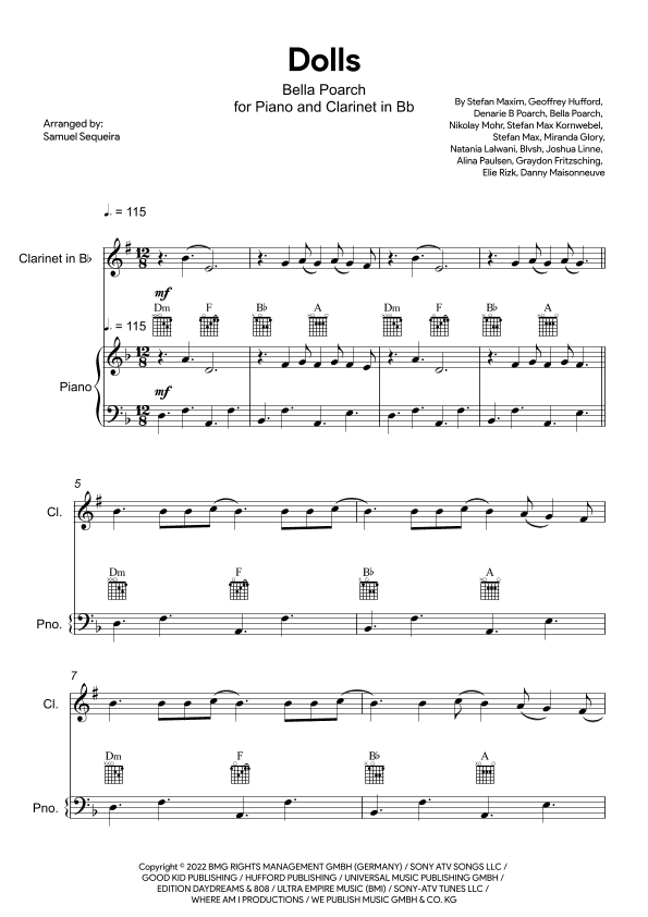 Dolls (arr. Samuel Sequeira)