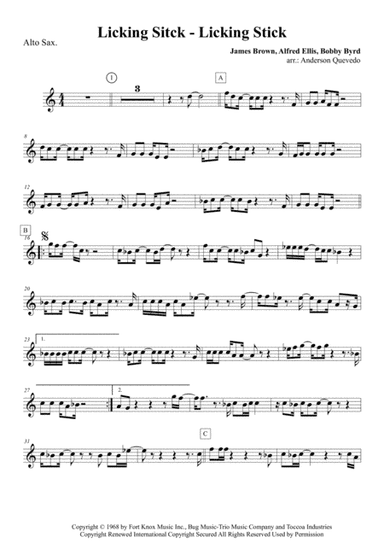 Licking Stick - Licking Stick (arr. Anderson Quevedo)
