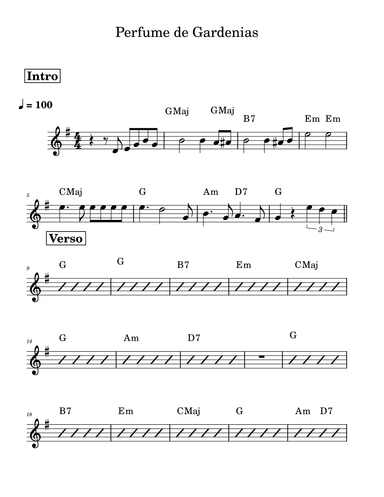 Perfume De Gardenia (arr. Mario Montaño)