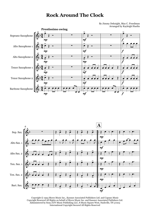 Rock Around The Clock (arr. Kayleigh Huelin)