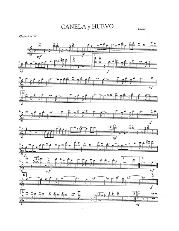 Canela y huevo (arr. Madonna Lugo)