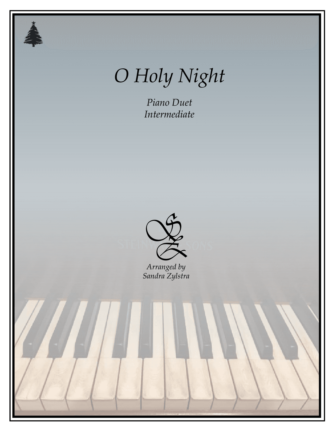 O Holy Night (intermediate,1 piano/4 hand duet) (arr. Sandra Zylstra)