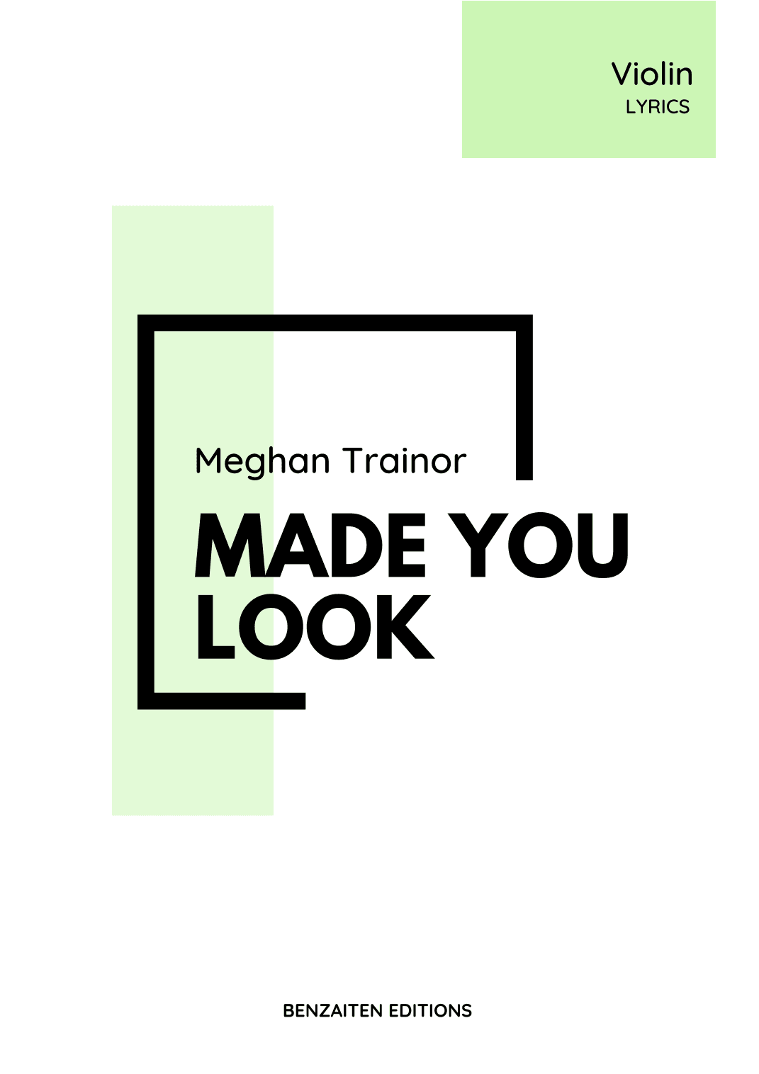 Made You Look (arr. Benzaiten Editions)