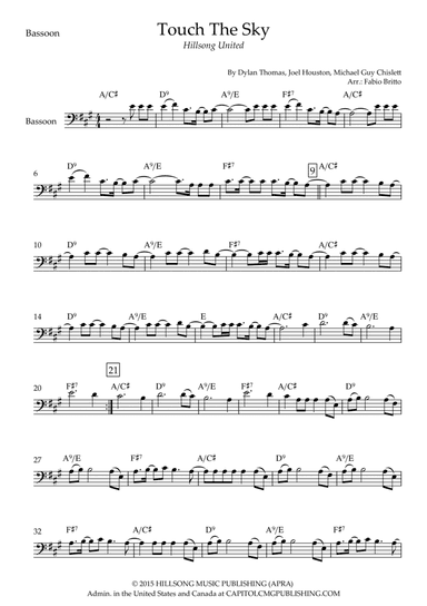 Touch The Sky (arr. Fabio Britto)